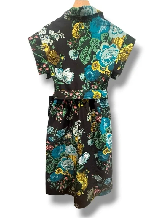 Tuckernuck NWOT Chloe Dress in Black Verdant Floral M - Picture 5 of 8